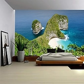 olcso Óceánparti Falikép-Táj Óceán Nézet Függő Takaró Fali Művészet Nagy Takaró Falfestmény Dekoráció Fénykép Háttér Takaró Függöny Otthon Hálószoba Nappali Dekoráció