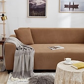 ieftine Cuvertură Canapea-husă de canapea din țesătură jacquard elastic husă de canapea extensibilă husă de canapea în formă de L husă de colț pentru sufragerie 1/2/3/4 locuri