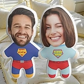 levne Personalizované dárky-Personalizovaný dárek Pamětní polštář Super máma hebký duplexně potištěný ručně pratelné moderně navržený se zipem vyplněný bavlnou celosezónní dekorativní polštář na Den matek
