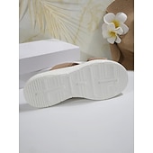 billige Komfortsandaler-slip-on mesh-sklier for kvinner - lette pustende komfortsandaler for fritidsklær og utendørsaktiviteter
