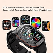 levne Chytré hodinky-696 Chytré hodinky Fitness Tracker ECG PPG Bluetooth Upozornění na hovor Android iOS IP67 44mm 1.96