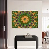 halpa Mandala Matto-Mandala Riippuva Gobeliini Seinätaito Suuri Gobeliini Seinärakennus Valokuvatausta Peitto Verho Koti Makuu- ja Olohuoneen Koriste