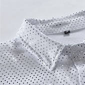 economico camicia da uomo con bottoni-Per uomo Camicia Camicia Estiva Camicia casual Camicia da Spiaggia Camicia con Bottoni Bianco Manica Lunga Semplice Bavero Vacanza Camicia hawaiana Bottonato Abbigliamento Poliestere Moda Casual