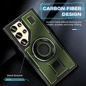 お買い得  サムスン用ケース-電話 ケース 用途 サムスンのギャラクシー S24 Ultra Plus S23 Ultra Plus A55 A35 A25 A15 5G A54 A34 A14 バックカバー バンカーリング 耐衝撃 レトロ風 TPU PC