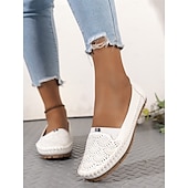 preiswerte Damenhausschuhe und -halbschuhe-Damen-Slipper mit Strasssteinen – glitzernde, ausgehöhlte flache Schuhe zum Gehen und Autofahren