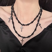 economico collane e ciondoli-Per donna Collana Punk &amp; Gotico Streetwear Geometria Collane