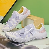 preiswerte Sneaker für Herren-Barfuß-Wasserschuhe für Herren – weiß und orange, schnelltrocknend, verstellbarer Klettverschluss – ideal für Strand- und Wasseraktivitäten