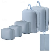 cheap Luggage &amp; Travel Storage-Compression Packing Cubes Set for Travel Luggage Storage and Organizer Space Savers, Digital, Toiletry, Makeup, Clothes, Shoes, Travel Bags