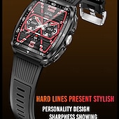 Χαμηλού Κόστους Smartwatch-696 KT83 Εξυπνο ρολόι 1.8 inch Έξυπνο ρολόι Bluetooth Βηματόμετρο Υπενθύμιση Κλήσης Παρακολούθηση Ύπνου Συμβατό με Android iOS Άντρες Κλήσεις Hands-Free Υπενθύμιση Μηνύματος Παρακολούθηση βημάτων