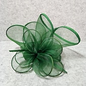 preiswerte Faszinator-Fascinators Netz Schleier Hut Pferderennen Damen Tag Hochzeit Mit Blütenkopfstück Kopfschmuck