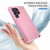 Недорогие Чехлы для Samsung-телефон Кейс для Назначение SSamsung Galaxy S24 S23 S22 S21 Ultra Plus A14 A54 А53 А33 A12 A32 A52 A13 S25 Кейс на заднюю панель Защита от удара Ретро ТПУ ПК