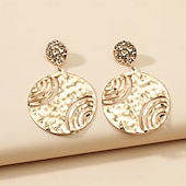 abordables Boucles d&#039;oreilles-Femme Boucles d&#039;Oreille Classique Boule mode Des boucles d&#039;oreilles Bijoux Dorée Pour Mariage Soirée 1 paire