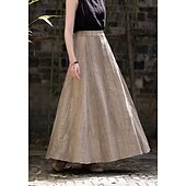 cheap Bottoms-Retro Vintage Medieval Skirt Women&#039;s Masquerade Casual Daily Adults&#039; Skirt