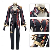 halpa Anime-asut-Elementtisaaga Mavuika Anime Cosplay-Asut Cosplay-Peruukit Cosplay-puvut Cosplay-Peruukit Halloween Naamiaiset Suoritus Juhla Takki Trikoot / Kokopuku Käsineet Käyttötarkoitus Naisten Aikuisten