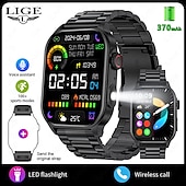 Χαμηλού Κόστους Smartwatch-LIGE BWKM02 Εξυπνο ρολόι 1.96 inch Έξυπνο ρολόι Bluetooth Υπενθύμιση Κλήσης Παρακολούθηση Δραστηριότητας Ξυπνητήρι Συμβατό με Android iOS Γυναικεία Άντρες Κλήσεις Hands-Free