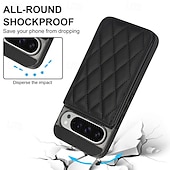 abordables Otras carcasas-teléfono Funda Para Google Píxel 9 Pro Pixel 9 Pro XL Pixel 8 Pro Pixel 8 Funda Trasera con Soporte Ranura para tarjetas Antigolpes Retro TPU Cuero de PU