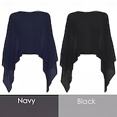 cheap Wedding Guest Wraps-Shawls Women&#039;s Wrap Bolero Shrug Coats / Jackets Elegant Sun Protection Long Sleeve Chiffon Wedding Wraps With Pure Color For Formal Spring &amp; Fall dress to impress 2025