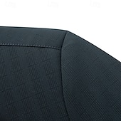お買い得  男性用エリートアウターウェア-男性用 軽量ジャケット フォーマル オフィス ジッパーを閉める 春 春 &amp; 秋 中性 日常 ネイビーブルー アーミーグリーン ジャケット