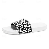 abordables Sandales décontractées-Sandales à enfiler pour homme à imprimé léopard : chaussures décontractées et élégantes pour l&#039;été et les sorties à la plage