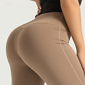 economico Leggings e collant da yoga-Per donna Pantaloni da yoga Leggings da yoga Controllo addominale Sollevamento glutei Vita Alta Yoga Allenamento in Palestra Pilates Collant Nero Blu Reale Grigio scuro Spandex Autunno Gli sport