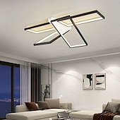cheap Flush Mounts &amp; Semi Flush Mounts-Modern Ceiling Light LED Dimmable Stereo 2 Head 4 Head Square Ceiling Light with Remote Contr Living Rooms Dining Rooms  AC110V AC220V