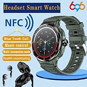 Χαμηλού Κόστους Smartwatch-696 D11 Εξυπνο ρολόι 1.46 inch Έξυπνο ρολόι Bluetooth Βηματόμετρο Υπενθύμιση Κλήσης Παρακολούθηση Ύπνου Συμβατό με Android iOS Άντρες Κλήσεις Hands-Free Υπενθύμιση Μηνύματος Έλεγχος Φωτογραφικής IPX-0