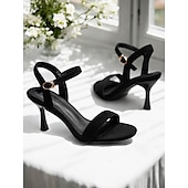 cheap Dress Sandals-Women&#039;s Beige Slingback Kitten Heels – Elegant Open Toe Sandals for Romantic Dates and Summer Outfits