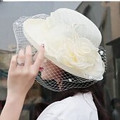 billiga Fascinatorer &amp; Hattar-1950-talets retro vintage hatt kvinnor alla hjärtans dag derby Ascot hästtävling festival vuxen hatt alla årstider