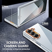 cheap Samsung Cases-Phone Case For Samsung Galaxy Z Fold 3 Back Cover Shockproof Retro PC