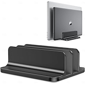 baratos Suportes &amp; Bases de Arrefecimento-suporte de mesa duplo com dock ajustável versão dock de até 17,3 polegadas suporte vertical para laptop