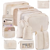 cheap Luggage &amp; Travel Storage-Compression Packing Cubes Set for Travel, Luggage Storage and Organizer, Folding Toiletry and Clothes Organizer