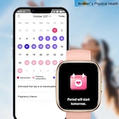 cheap Smart Wristbands-696 P114 Smart Watch 1.85 inch Smart Band Fitness Bracelet Bluetooth Pedometer Call Reminder Sleep Tracker Compatible with Android iOS Women Men Hands-Free Calls Message Reminder IP 67 40mm Watch Case