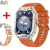 Χαμηλού Κόστους Smartwatch-696 KR82 Εξυπνο ρολόι 2.1 inch Έξυπνο ρολόι Bluetooth ΗΚΓ + PPG Βηματόμετρο Υπενθύμιση Κλήσης Συμβατό με Android iOS Γυναικεία Άντρες Κλήσεις Hands-Free Υπενθύμιση Μηνύματος IP 67 Θήκη ρολογιού 46mm