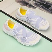 preiswerte Sneaker für Herren-Barfuß-Wasserschuhe für Herren – weiß und orange, schnelltrocknend, verstellbarer Klettverschluss – ideal für Strand- und Wasseraktivitäten