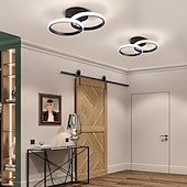 economico Lampade da soffitto con dimmer-lampade da corridoio a led nere e dorate moderne lampade da soffitto a led vicine alle luci da soffitto adatte per corridoi camere da letto bagni cucine balconi luci da soffitto
