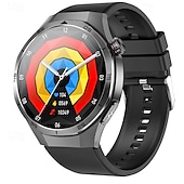 お買い得  スマートウォッチ-iMosi ET456 スマートウォッチ 1.56 インチ スマート·ウォッチ ブルートゥース ECG + PPG 温度監視 歩数計 と互換性があります Android iOS 女性 男性 ハンドフリーコール 防水 メディアコントロール IP68 46mmの時計ケース