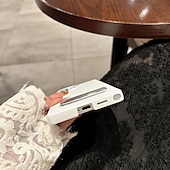 olcso Samsung-tokok-telefon Ügy Kompatibilitás Samsung Galaxy S25 S25 Plus S25 Ultra Fekete tok Állvánnyal Ütésálló Retro PC