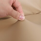 preiswerte Wasserdichte Abdeckung-Stretch-Stuhlbezüge für Computerstühle, wasserdicht, Kunstleder, geteilter Bürostuhlbezug, Gaming-Sessel, Sitzbezug, schmutzabweisend, abnehmbar