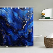 cheap Shower Curtains-Shower Curtain with Hooks 180cm*180cm(70&quot;*70&quot;) Polyester Washable Waterproof Pattern Bathroom Bathtub Decor Abstract Graffiti