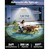 cheap Street Lights-LED Street Lights Clip On Solar Motion Lights Outdoor Waterproof Solar Fence Lights Outdoor with 3 Lighting Modes 36 LED Portable Security Light for Fence Gutter Backyard Garage Camping (2Pcs 1PC)