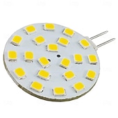 olcso Kéttűs LED-es izzók-g4 led izzó 20w halogén izzó csere bi-pin led tárcsa jc oldalcsap 12v-24v ac/dc szekrény alatti puck izzók 5/10 db