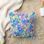 billiga blom- och växtstil-Blommor dekorativa kastkuddar överdrag 1PC vår sommar mjuk fyrkantig soffa kuddfodral kuddfodral för sovrum vardagsrum soffa stol