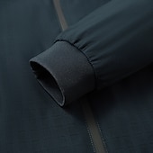 お買い得  男性用エリートアウターウェア-男性用 軽量ジャケット フォーマル オフィス ジッパーを閉める 春 春 &amp; 秋 中性 日常 ネイビーブルー アーミーグリーン ジャケット