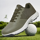 olcso Férfi golfcipők-Férfi Tornacipők Golfcipő Mikroszálas Vízálló Kényelmes Csúszásmentes Fűzős Fekete / fehér Sárga Kék