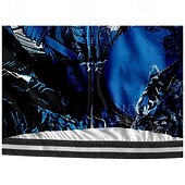 levne Pánské dresy-Pánské Cyklodres Krátký rukáv Kolo Tričko Dres se 3 zadními kapsami Horská cyklistika Prodyšné Rychleschnoucí Anatomický design Odvod Modrá Graffiti Sportovní Oblečení