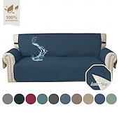 billige Sofa trekk-vanntett sofatrekk for pute sofatrekk for hunder vanntett møbelbeskyttertrekk med skumpinner elastiske stropper for kjæledyrkatt
