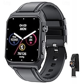 tanie Smartwatche-E500 Smart Watch 1.92 cala Smartwatch Fitness Biegowy Zegarek Bluetooth ECG+PPG Monitorowanie temperatury Krokowiec Kompatybilny z Android iOS Kobiety Mężczyźni Długi czas pracy wodoodporny IP67