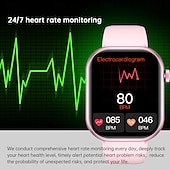 cheap Smartwatch-696 G20PRO Smart Watch 2.01 inch Smartwatch Fitness Running Watch Bluetooth ECG+PPG Pedometer Call Reminder Compatible with Android iOS Women Men Hands-Free Calls Message Reminder IP 67 41mm Watch