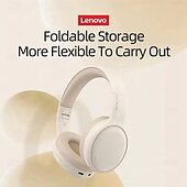 economico Cuffie on-ear e over-ear-Cuffie Bluetooth Lenovo TH30 auricolari pieghevoli cuffie da gioco cuffie sport con microfono auricolari musicali