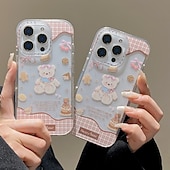 halpa iPhone-kotelot-puhelin Etui Käyttötarkoitus iPhone 16 15 14 Pro Max iPhone 16e iPhone 13 Takakuori Iskunkestävä Piirretty TPU Akryyli